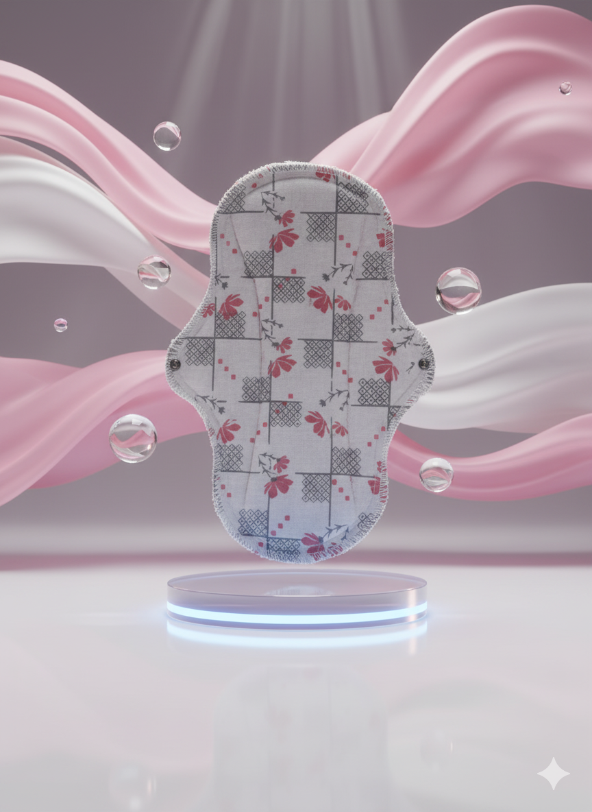 Women Cloth Period Pads Sanitary Napkin Menstrual Pad Reusable