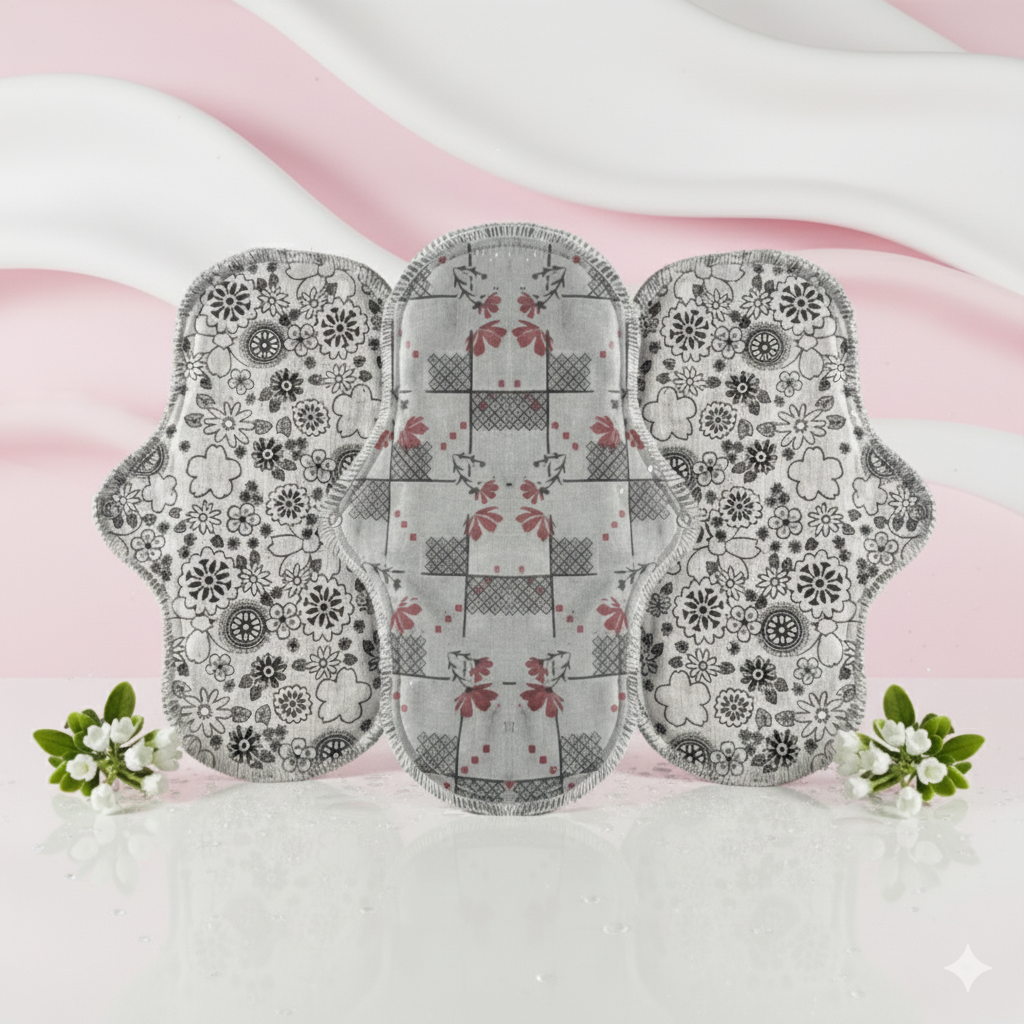 Women Cloth Period Pads Sanitary Napkin Menstrual Pad Reusable